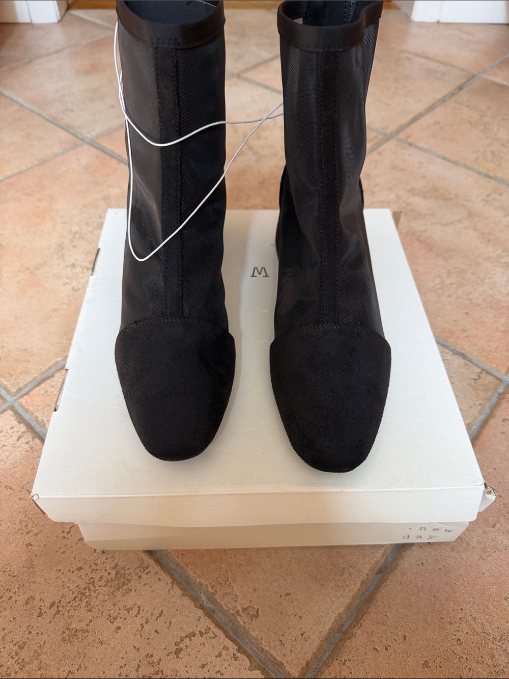 Target Black Stretch Sock Ankle Boots